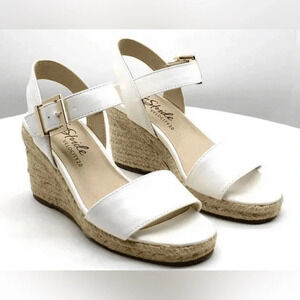LIFESTRIDE
Women's Tango Espadrille Wedge Sandals White Sz 10 M